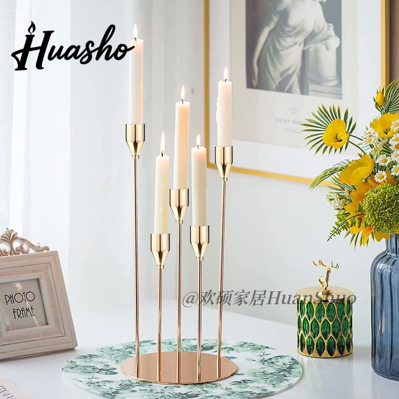 Cross -border American candlestick decoration multi -headed wax…