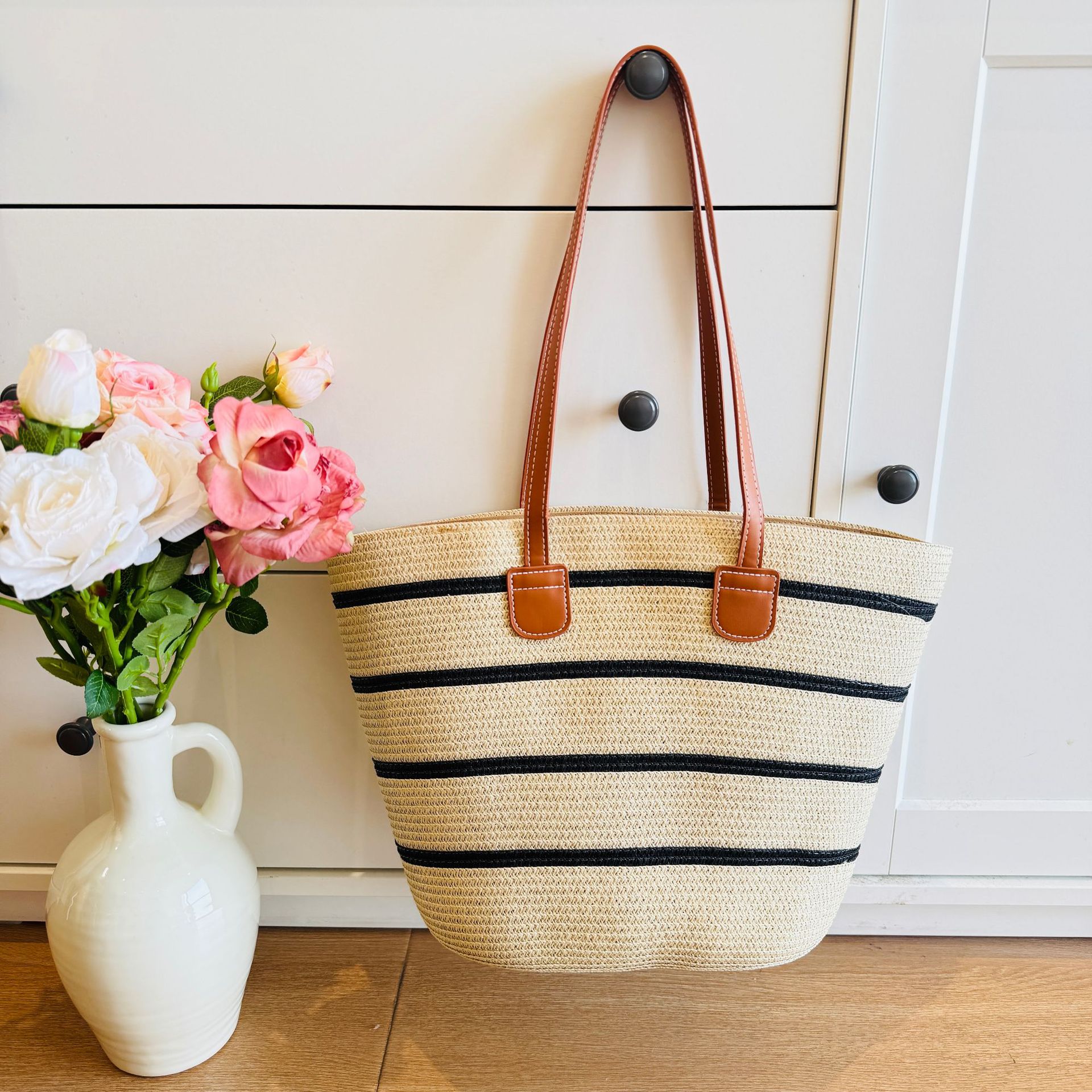Coarse stripes beige