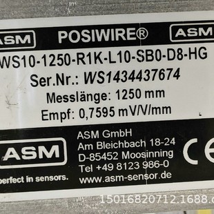 ASM WS10-1250-R1K-L10-SB0-D8-HG drawstring encoder free shipping physical bargain