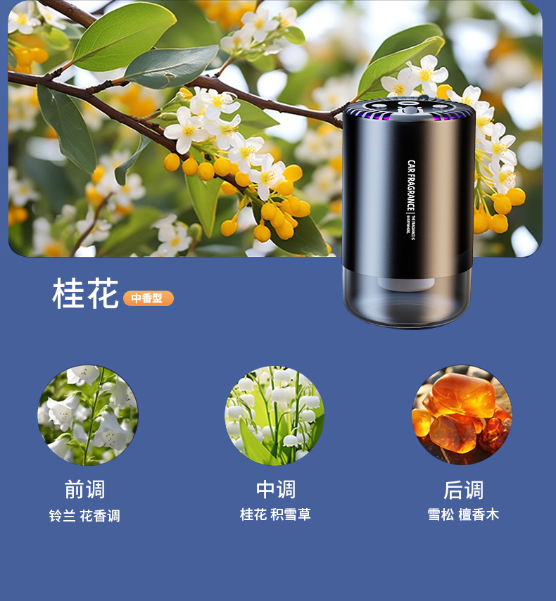 Starry Sky Ceiling Car Aromatherapy Machine, Car Perfume, In-Car Automatic Spray Machine, High-End Fragrance Manufacturer Customization Oem