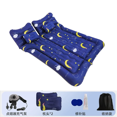 Vehicle-mounted inflatable bed, Mattress SUV Sleeping Mat Trunk - suv-without-pier-46-points-oxford-cailan