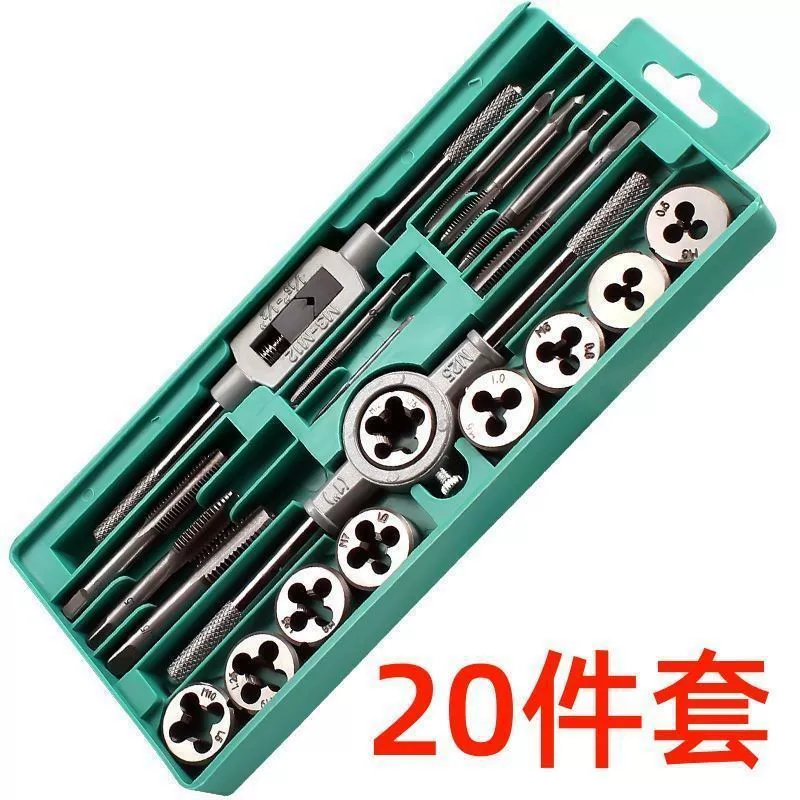 Набор метчиков и плашек, сверло для нарезания резьбы, открывалка для резьбы, ручной инструмент для нарезания внутренней резьбы