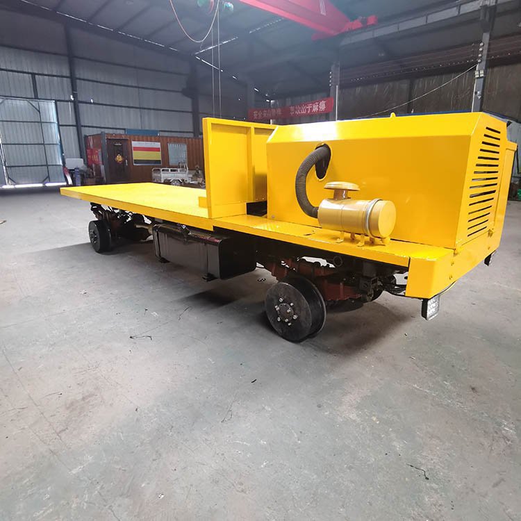 欧能机械销售生产柴油铁路重型搬运轨道车轨道运输车平板车