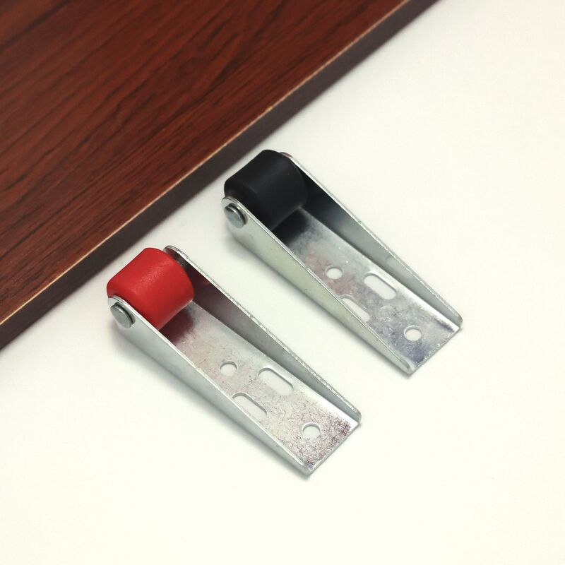 Factory direct silent pulley sliding door single wheel pulley nylon wheel galvanized vertical installation directional sliding door track