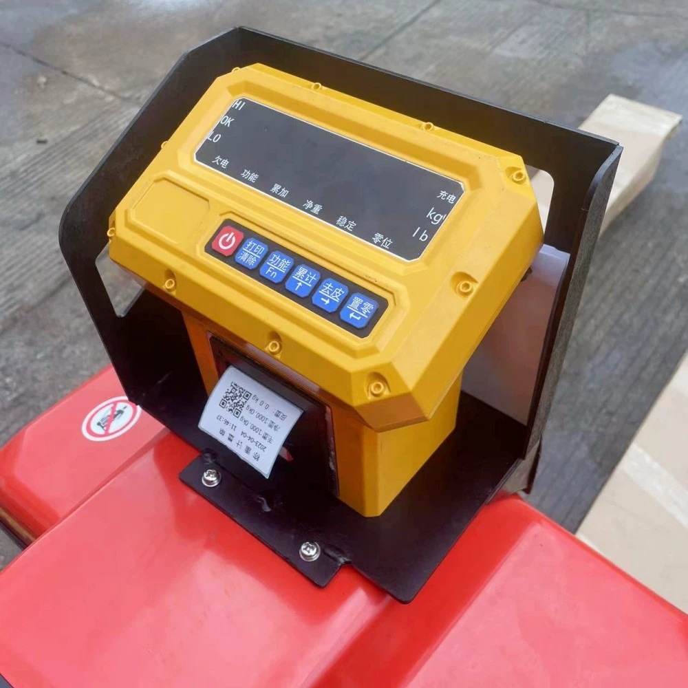 1,5 toneladas 2T3T con impresión de báscula electrónica carretilla elevadora D Niu Hangzhou carretilla elevadora báscula hidráulica totalmente eléctrica camión de pesado