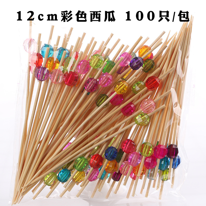 Fruit stick desechable flor stick