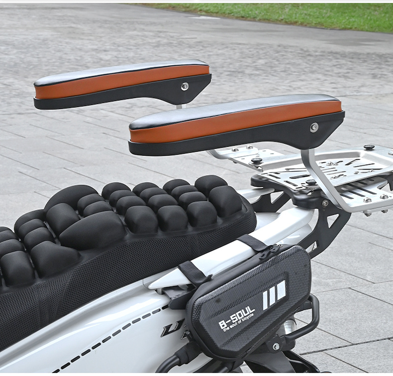 Motorcycle Rear Seat Armrest Foldable Rally Electric Vehicle Scooter Uy Neutral Armrest Restoration Accessories