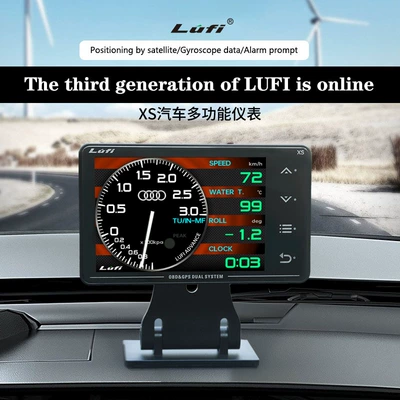 LUFI XS avtomobil cihazı OBD2 GPS çoxfunksiyalı LCD, turbin sürəti, G dəyəri, giro