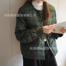 衣录诗情画意，各种恬静美好鹅绒服！新中式短款羽绒外套一件代发