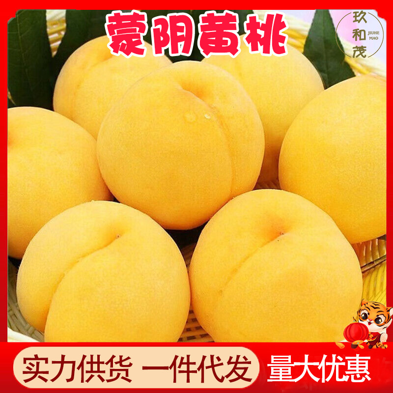 正宗黄金毛桃5斤整箱新鲜应季孕妇水果10包邮批发3黄皮黄肉毛桃子