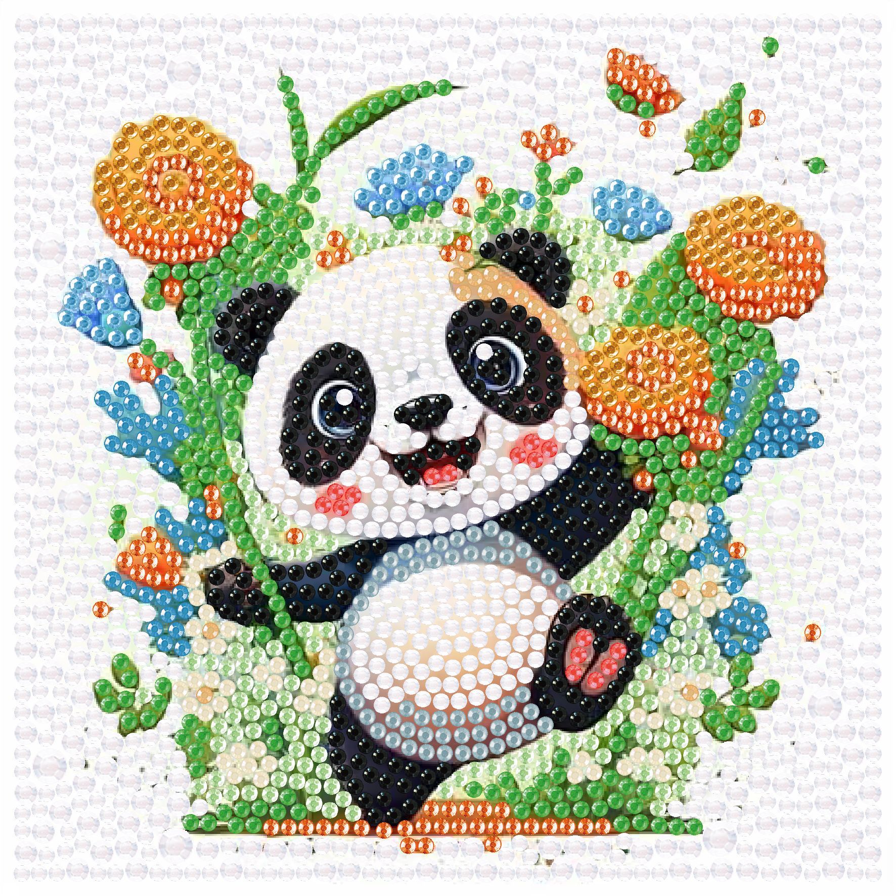 DS23 single cartoon diamond painting (with frame 15*15cm)