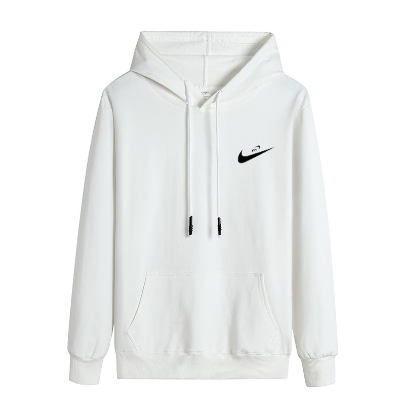 Spring and Autumn Hooded Sweatshirt for Men, Trendy American Style Jacket, Solid Color Loose Top, High Street Couple's Versatile Hoodie for Men and Women