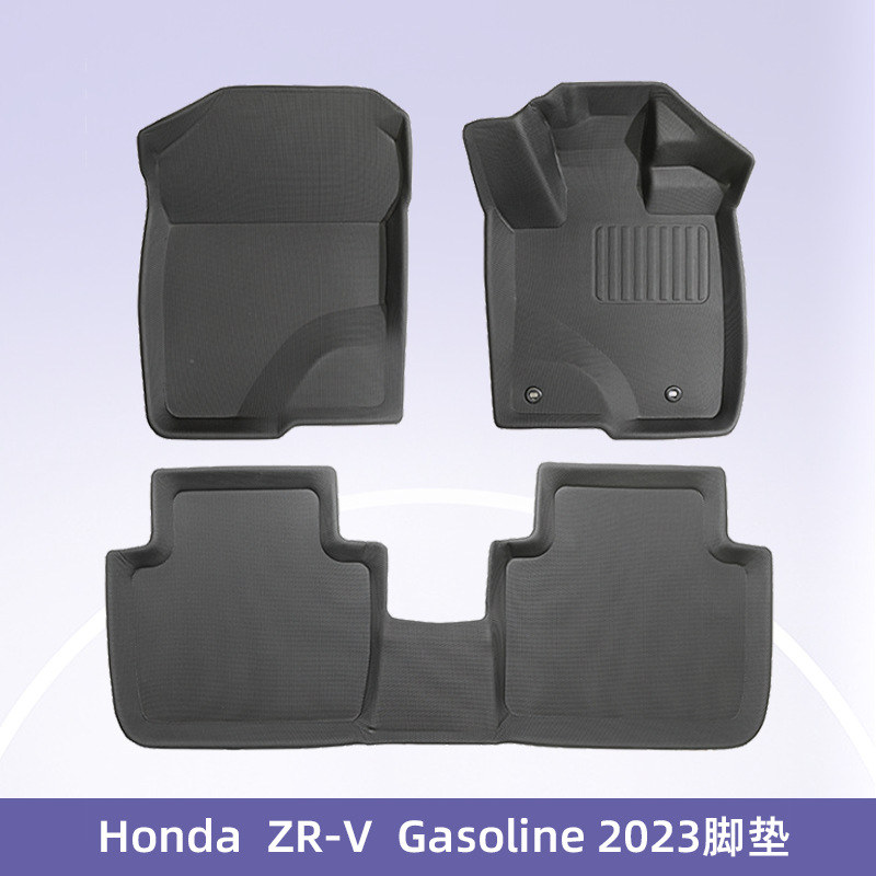 Aplicable a Honda ZR-V combustible 2023 timón derecho 3D todo el tiempo material XPE almohadilla para los pies almohadilla del maletero