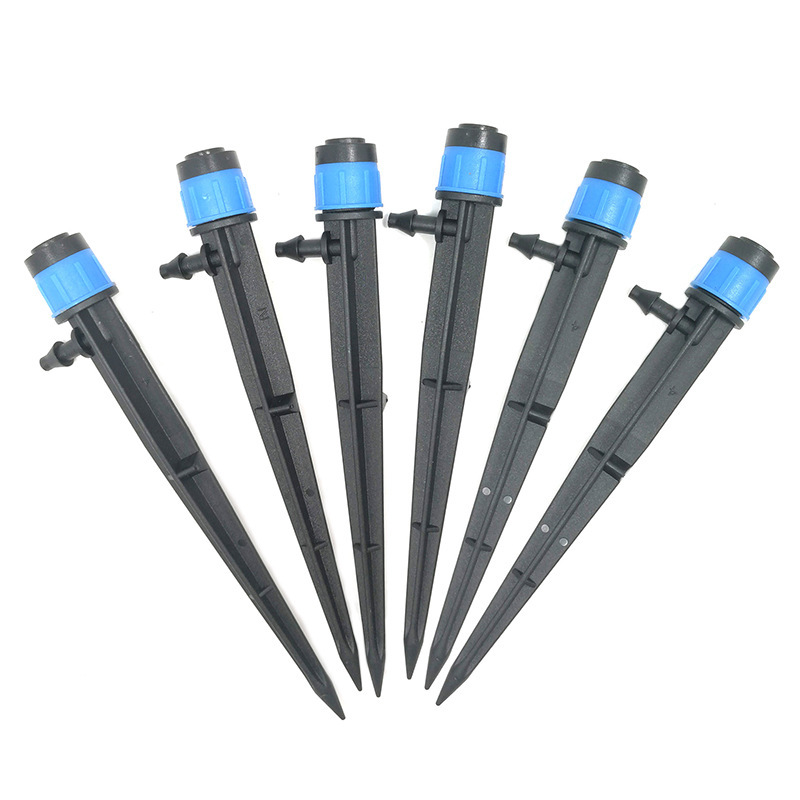 360 grados ajustable redondo completo tierra enchufe boquilla primavera riego cabeza fruta árbol tierra enchufe boquilla jardín Dispositivo de riego automático