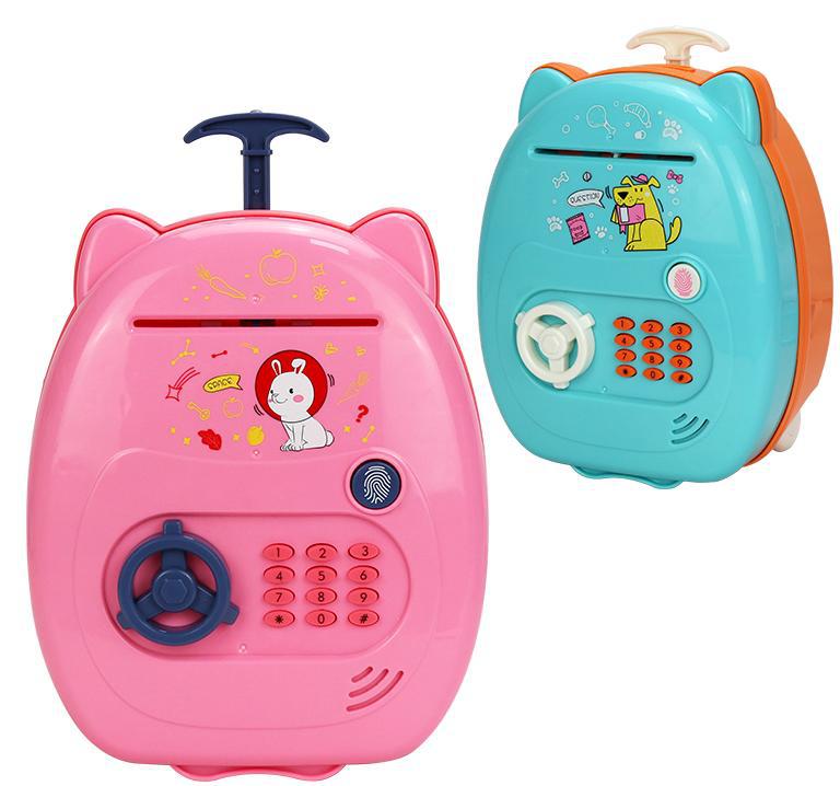 6657 huella digital de dibujos animados caso de la carretilla (rosa, azul)