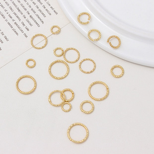 ��ɫ18K�����_���黨Ȧ�~�����ݼy����Ȧdiy�ִ��B��Ȧ�����