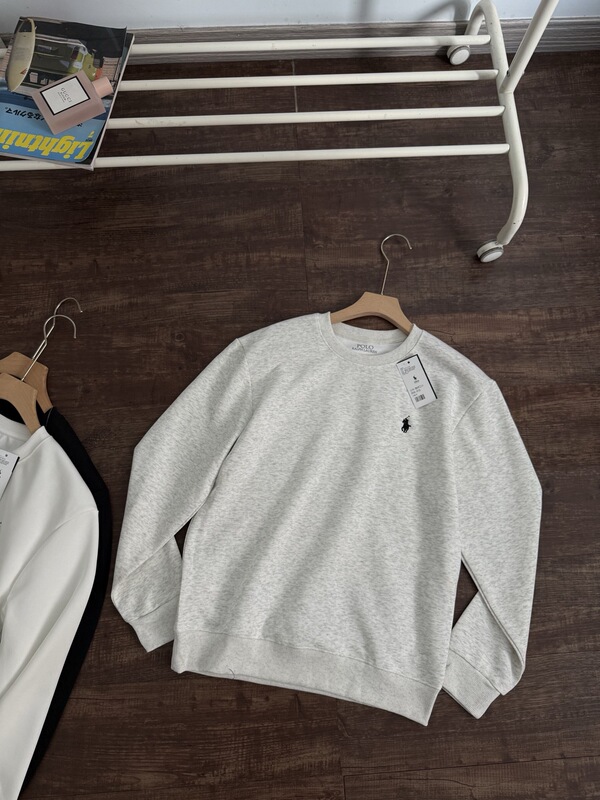 跨境Polo Ralph Lauren 小马Logo刺绣圆领套头卫衣 男女同款|undefined