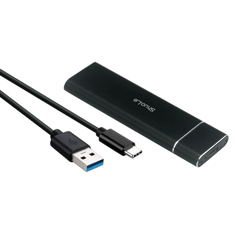 Корпус для SSD M.2 с двойным интерфейсом USB3.0/Type-C — бокс NGFF для M.2 в Type-C
