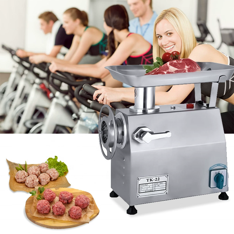 Харрис дисковый Тип 22 Коммерческая Мясорубка из нержавеющей стали для замороженного мяса Мощный многофункциональный Электрический Фарш-мясорубка