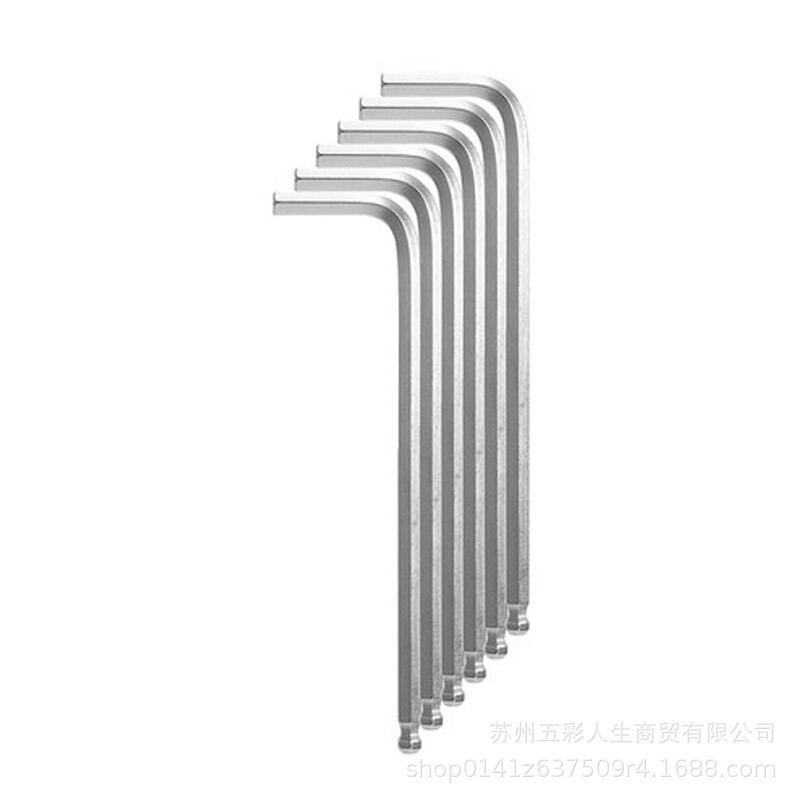 得力工具 DL331x5加长球头内六角扳手 1.5mm 60支/包