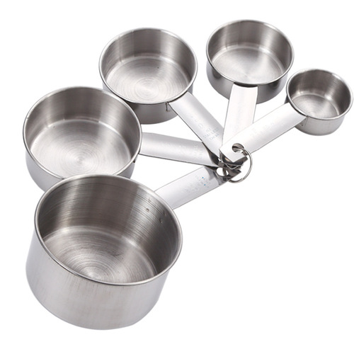 4-Piece Measuring Spoon Set Wholesale from Manufacturer: Creative Instagram-Inspired Kitchen & Baking Supplies – Large-Capacity Stainless Steel Measuring Cups with Precise Measurements