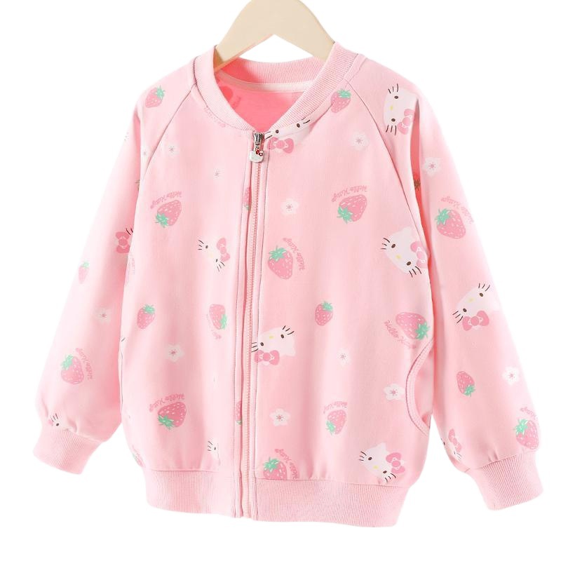 소녀 코트 봄과 가을 2025 새로운 어린이 재킷 지퍼 셔츠 스타일리스트 카디건 큰 어린이 스웨트 셔츠 야구 의류 아동복