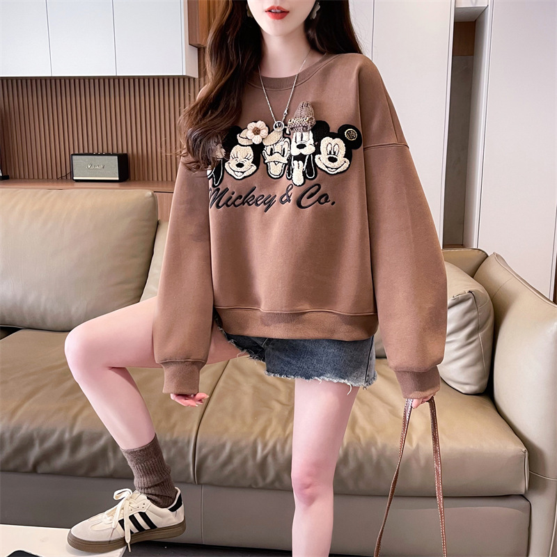 棉质杏色短款卫衣女2025新款爆款秋冬小个子设计感上衣潮女装春秋