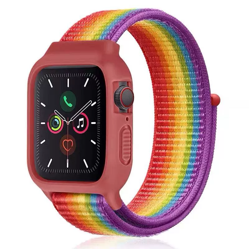 Apple, часы, нейлоновый защитный чехол на липучке