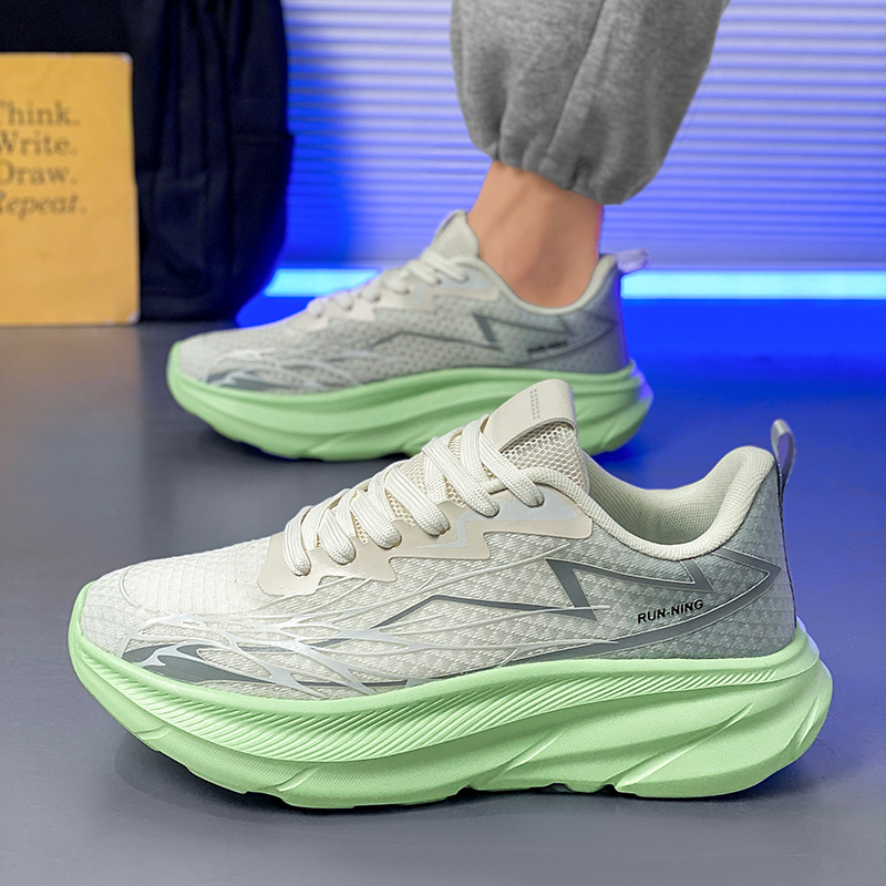 Student Sports Casual Shoes, Lightweight Non-Slip Men's Shoes, Autumn Versatile Soft Sole New Men's Shoes, Trendy Shoes, Sports Shoes