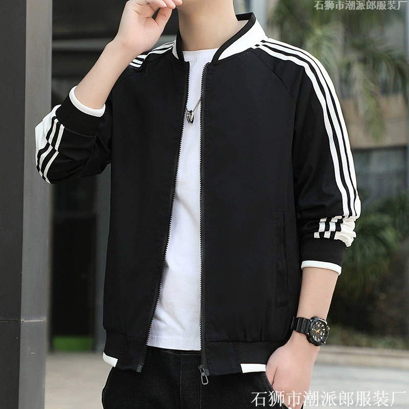 Весенне-осенняя Молодежная мужская куртка, Мужская Новинка 2022 года, новый спортивный тренд для отдыха среднего возраста, мужские большие размеры