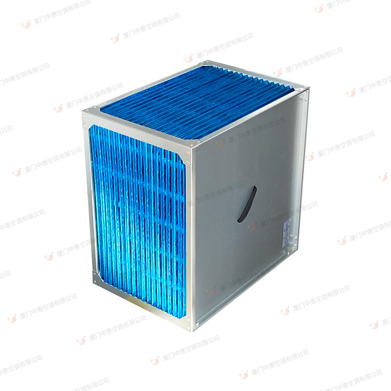 猪肉脯烘烤热源空气能热泵机组余热回收气气板式换热器