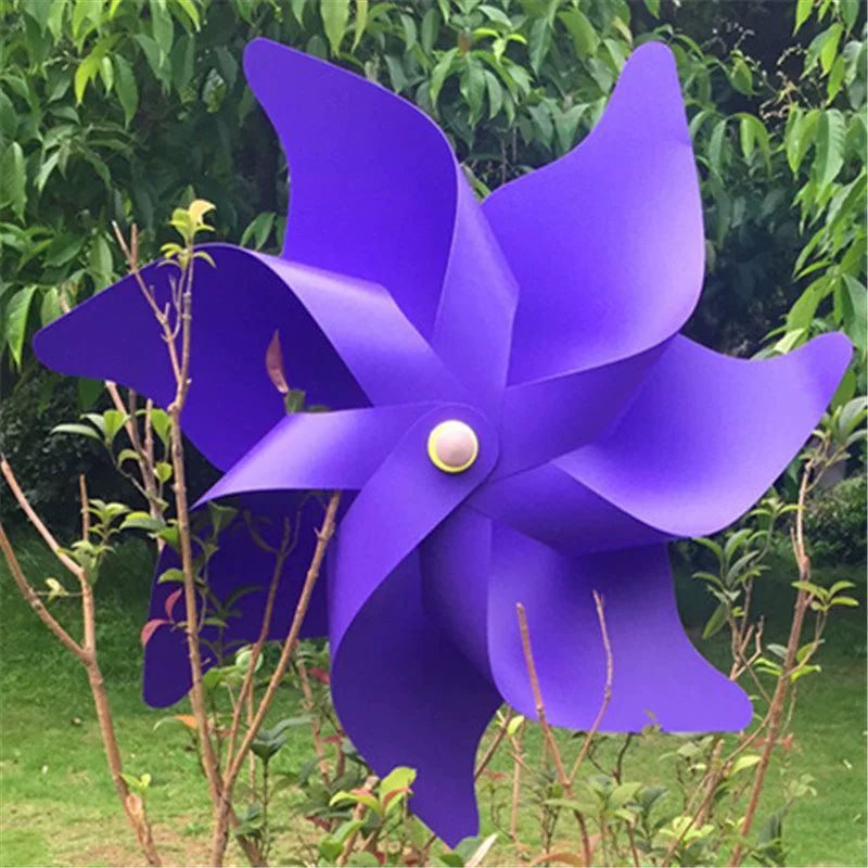 Colorful travel plastic windmill toy for camping