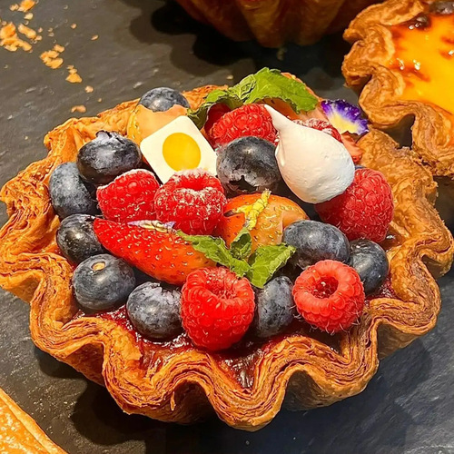 Home use egg tart mold chrysanthemum cup fruit pie plate cake mold non-stick baking tray trending large egg tart mold baking tool