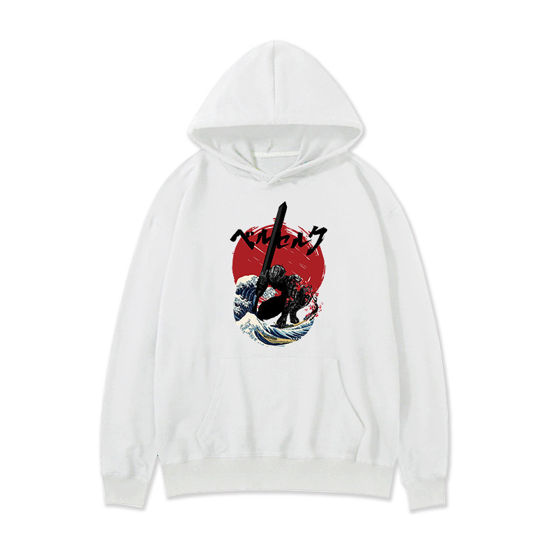 Swordwind Legend Anime Periférico Suéter con capucha Marca Warrior Segunda dimensión Sudadera con capucha suelta casual europea y americana