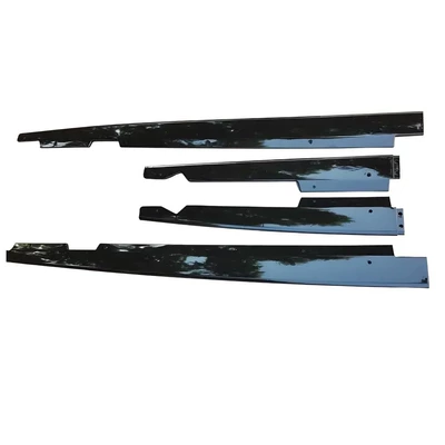 Glossy Black Carbon Pattern Side — Spoiler