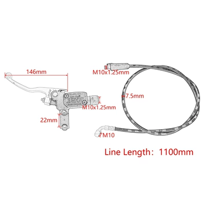 disc brake pump assembly oil Motosiklet ləvazimatları və aksesuarları