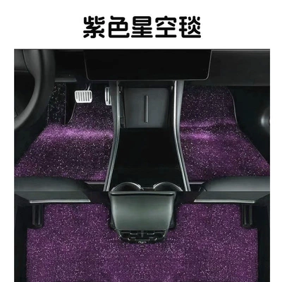 Car Carpet, carpet car floor mats, imitation cashmere - cashmere-starry-sky-blanketpurple