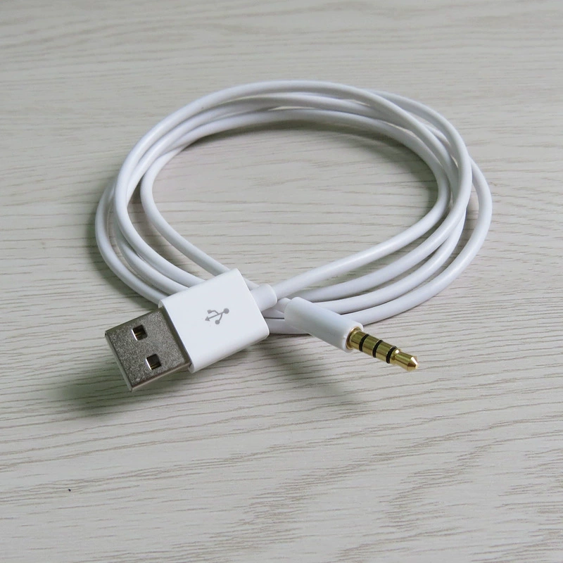 1 meter high quality ipod shuffle 3 4 5 6 7th generation universal clip cable shuffle data charging