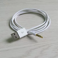 1 meter high quality ipod shuffle 3 4 5 6 7th generation universal clip cable shuffle data charging