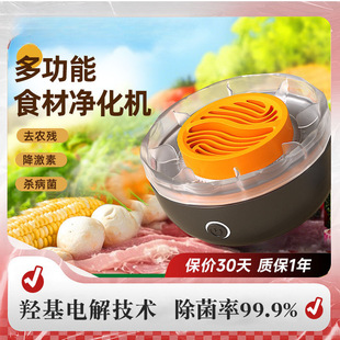 Fruit and Vegetable Cleaning Machine, Food Purifier, One-Click Removal of Pesticide Residues, Automatic Disinfection Machine for Fruits, Vegetables, Seafood and Meat