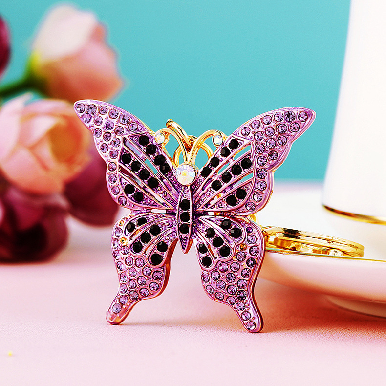 Cute Butterfly Metal Women's Keychain display picture 12