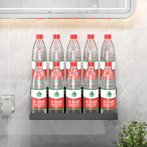 No-punch toothbrush rack tooth cup rack wall-mounted household toothbrush brushing mouthwash cup electric tooth cylinder toothpaste