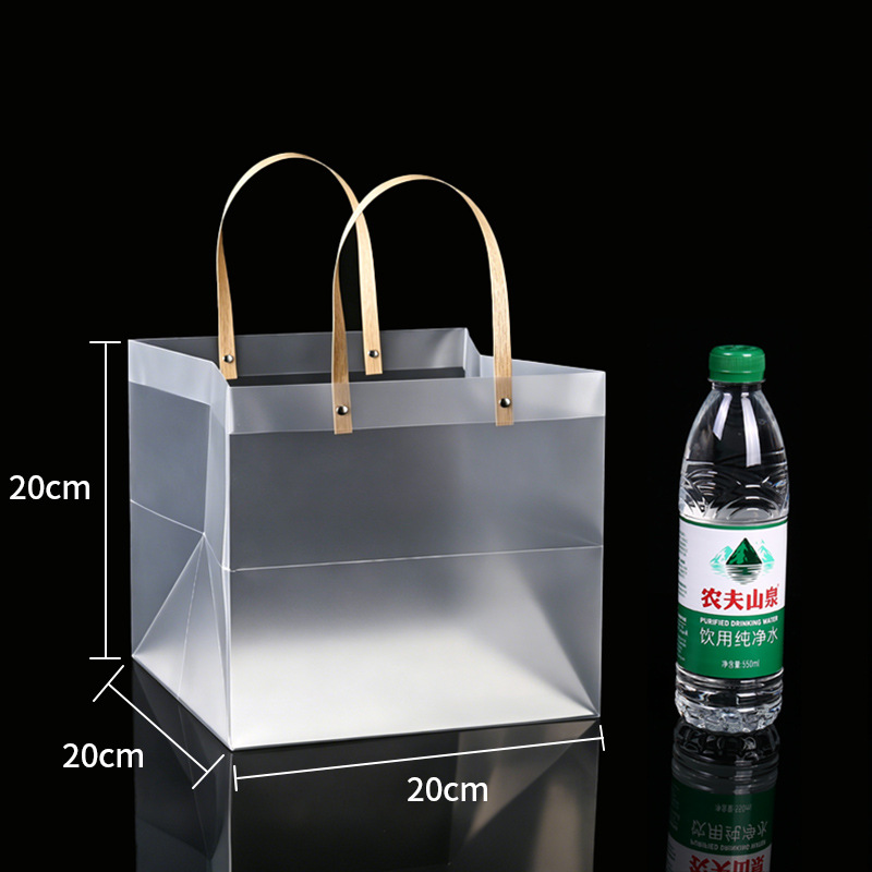 Bolsa de plástico transparente PP personalizada bolsas de regalo dulces de boda con bolsas de regalo personalizadas