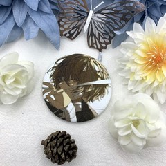 文豪野犬吧唧雙黑動漫周邊中原中也太宰治馬口鐵徽章胸針書包穀子