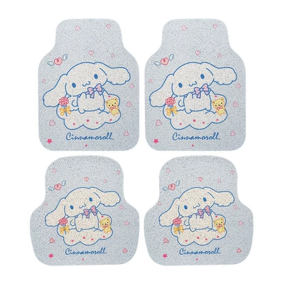 Car mat mat mat carpet: Universal Foot Pad - bow-tie-jade-laurel-silk-ring-foot-pad-4-piece-set-blue