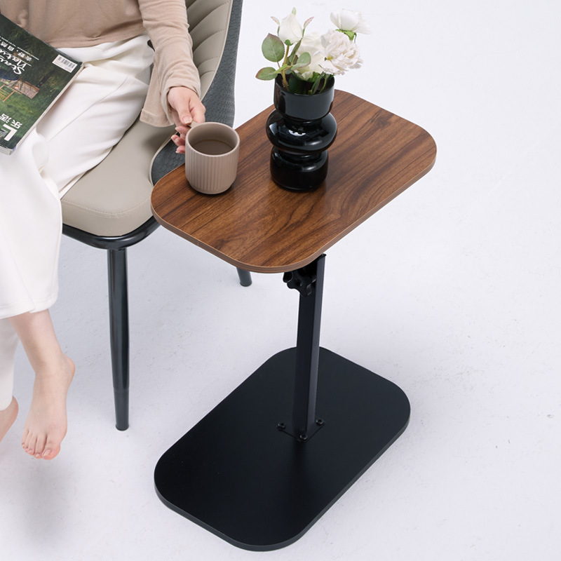 Sofá de lado móvil estante de cabecera mesa pequeña elevación giratoria mesa de lado de la cama dormitorio mesas de té plegables dormitorio
