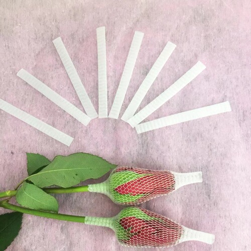 Rose net cover plastic net cover fresh flower chrysanthemum rose flower net cover bud protection cover flower net flower bag net