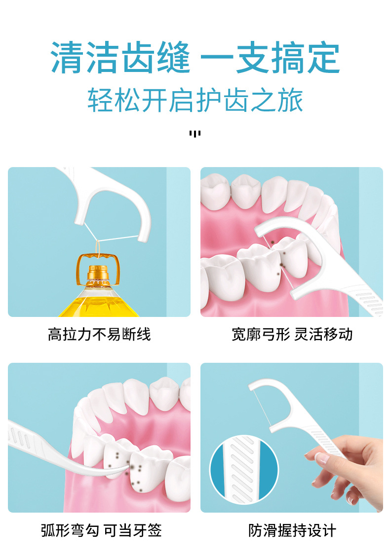 自动盒牙线批发  一次性牙线棒高拉力塑料剔牙签线便携牙线盒厂家详情20