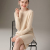 20 Autumn and winter Cashmere sweater Mid length version Easy Socket Dress new pattern Frenum T-shirts wool Sweater sweater