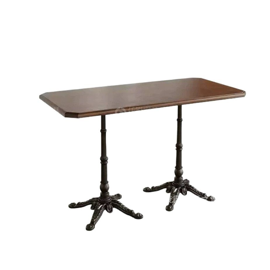 Mesas y sillas de cafetería retro Sillas de comedor de estilo chino americano Sillas de restaurante occidental Sillas y sillas de cafetería Un juego completo de mesas de taberna